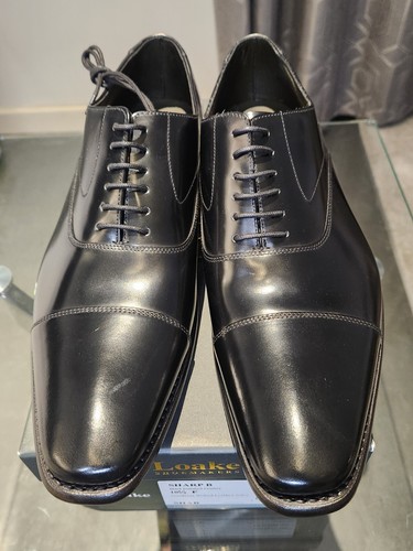 Loake sharp black polished - sharp,
