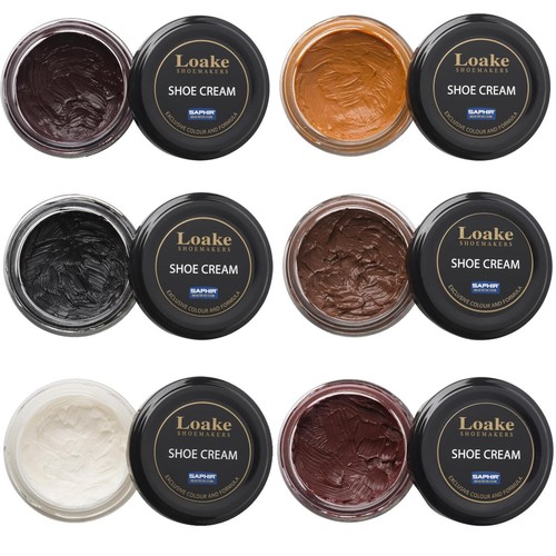 Loake leather shoe cream - leather,