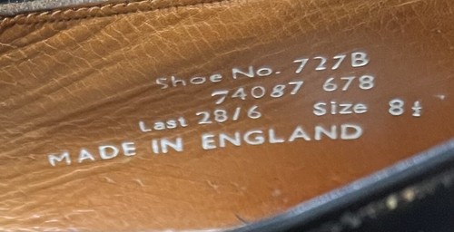 Loake black polished leather - loake,