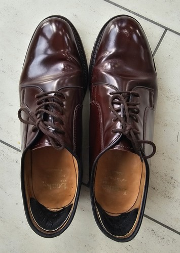 Loake 771t burgundy - burgundy, leather