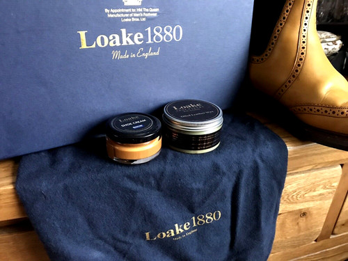 Loake brogue boot - shoe, "oiled